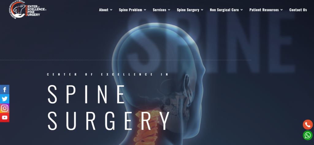 Center of Excellence in Spine Surgery